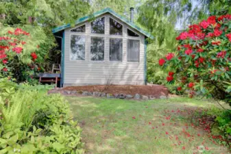 Cabin from the lakeside