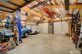 Plenty of room for shop area