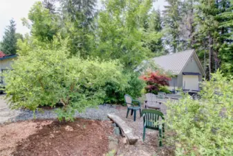Another view of the off of the driveway.