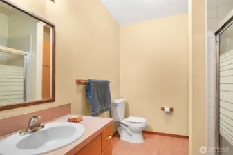 Hallway bathroom