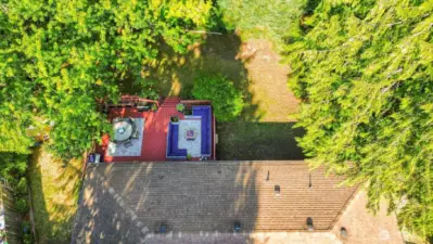 Backyard from above.