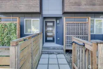 Front porch entry