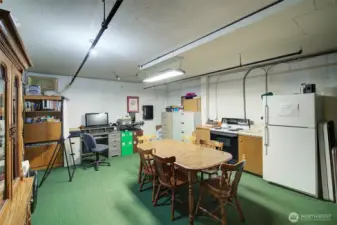 Community kitchen on ground level.