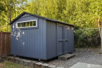Oversized shed with power!