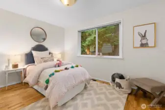 Second bedroom located on the main living level.