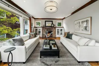 Inviting light and views!