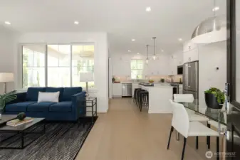 Hard surface flooring throughout the home!