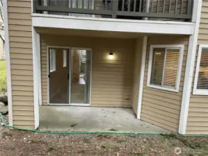 Back covered patio