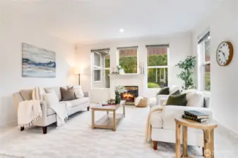 Fireplace tested and fully functional.