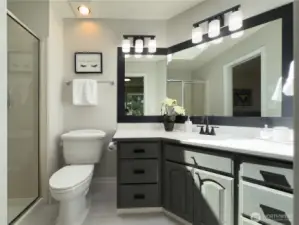 Attached Bathroom in #2 Bedroom