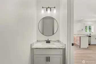 Half bath main story