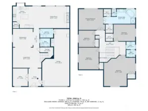 Floor plans of home