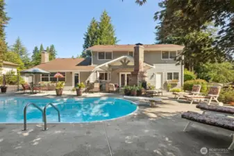 On hot summer evenings, you'll be thankful for some shade trees!