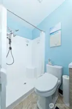 Primary bathroom.