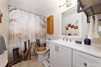 Guest bathroom.