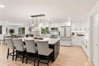 Beautifully designed chef's kitchen.