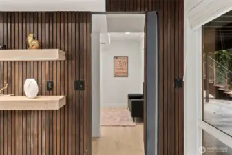 Hidden door leads to two secret rooms...