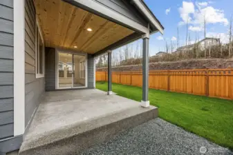 Photos are of the actual home.