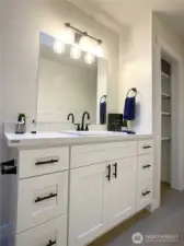 Upstairs hall bathroom