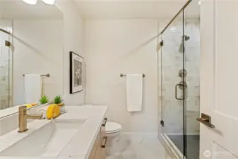 Ensuite bath for primary.