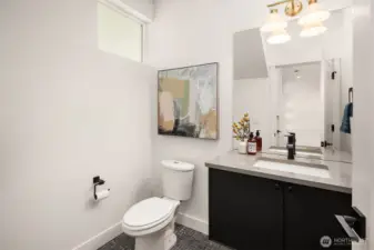 Photos from model home with similar layout, but different color scheme