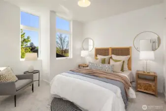 Photos from model home with similar layout, but different color scheme
