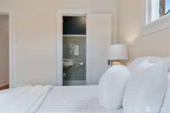 Half bath off primary