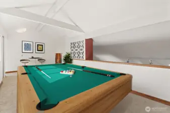 Virtually Stage Loft Area or flex space. Work from home overlooking a private stream or nature setting. Home gym, art studio. Come see how this space fits your needs!