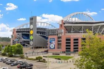 Lumen Field, home to the Seahawks, Sounders, and Reign, also hosts numerous large outdoor concerts during the summer.