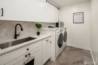 Remodeled Laundry Room 2023