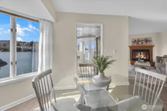 More view from the dining room. All freshly painted.