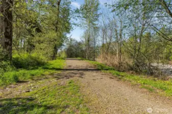Walking trails along the river & biking trails along State Route 162E
