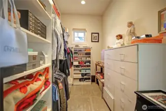 One of 3 Walk in Closets
