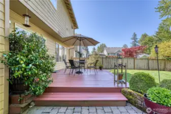 Outdoor living at its best.  Grab your favorite beverage and relax.