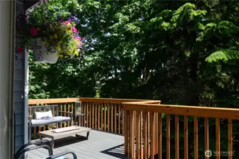 This 2-year old Trex deck makes for great space several months of the year!