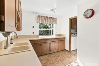 Laundry Off the Kitchen.