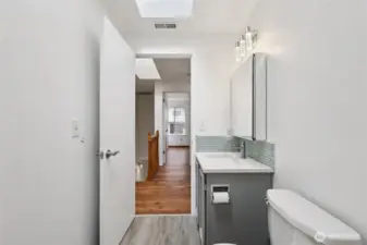Second bathroom upstairs