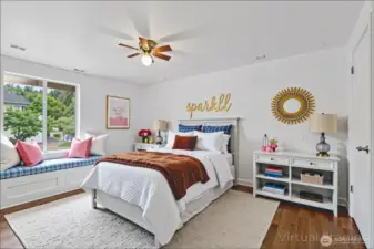 Third bedroom virtually staged