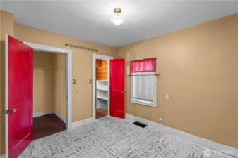 This is the second bedroom.  It is wood floor but it has been painted.  This is not an appraisal issue.