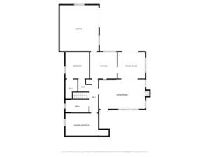 Main level floorplan