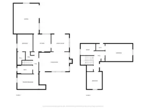 Both levels floorplan