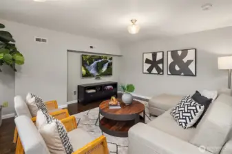 Family room or media room