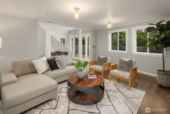 Another view of the Family room/Media room.