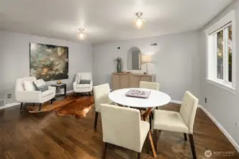 Recreation room for games, workout space(A perfect spot for you Peloton) with the full bath located just off this space.