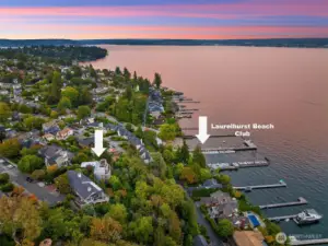 Prime end street location just a few blocks up from the infamous Laurelhurst beach club.  This home is within the beach club boundaries-ready for you to join!