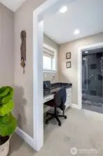 additional desk/office space
