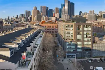 Street-level perspective showcasing iconic city views and a dynamic urban setting just outside your door.