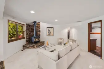 Living Space Adjacent to Kitchen