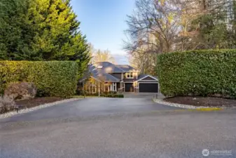 Plenty of privacy. The home sits at the end of private, dead end road.