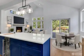 Virtually Staged Breakfast Nook